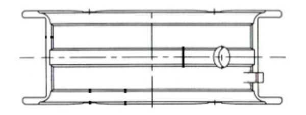 Mahle 011FL21059000 - Crankshaft Bearing