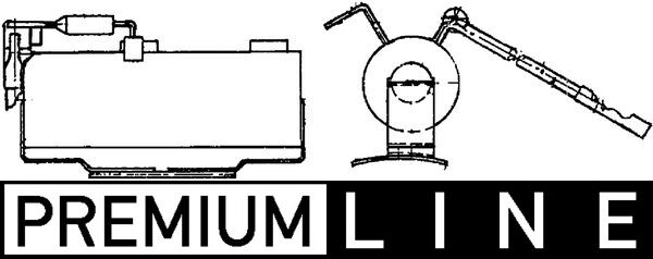 Mahle ABR10000P - Resistor, interior blower