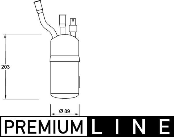 Mahle AD40000P - Dryer, air conditioning