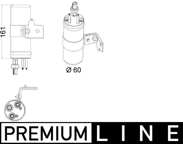 Mahle AD6000P - Dryer, air conditioning