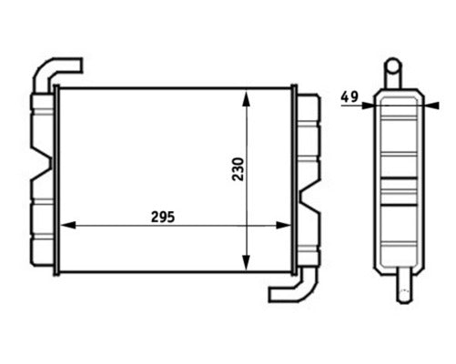 Mahle AH45000S - Heat Exchanger, interior heating