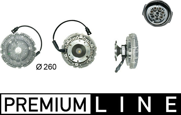 Mahle CFC19000P - Clutch, radiator fan