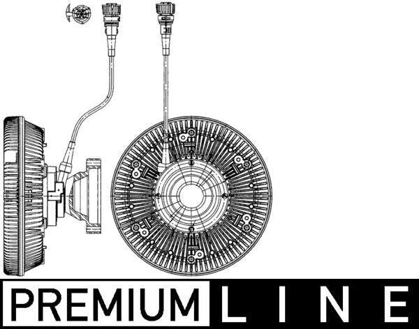 Mahle CFC227000P - Clutch, radiator fan