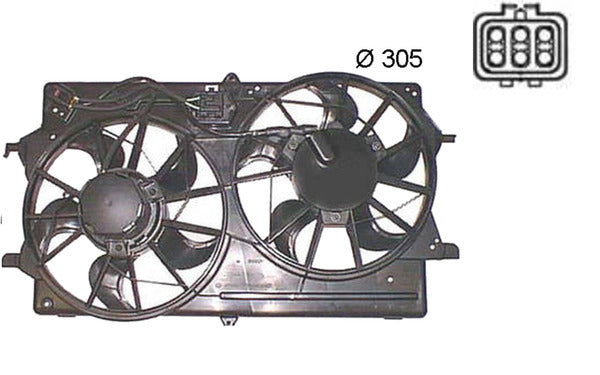 Mahle CFF375000S - Fan, engine cooling