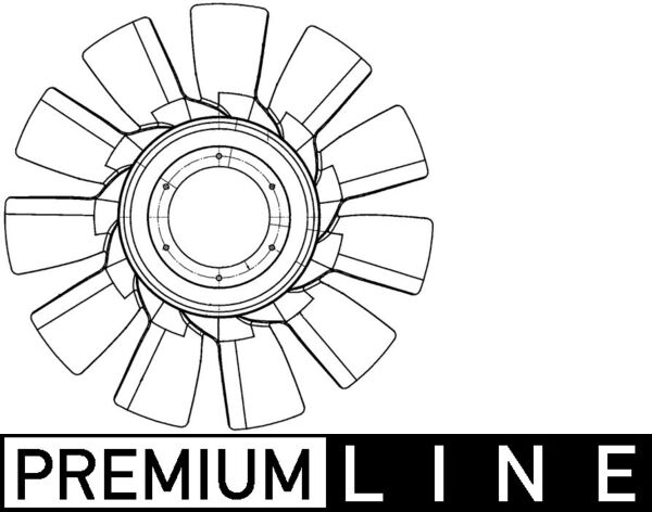 Mahle CFW82000P - Fan Wheel, engine cooling