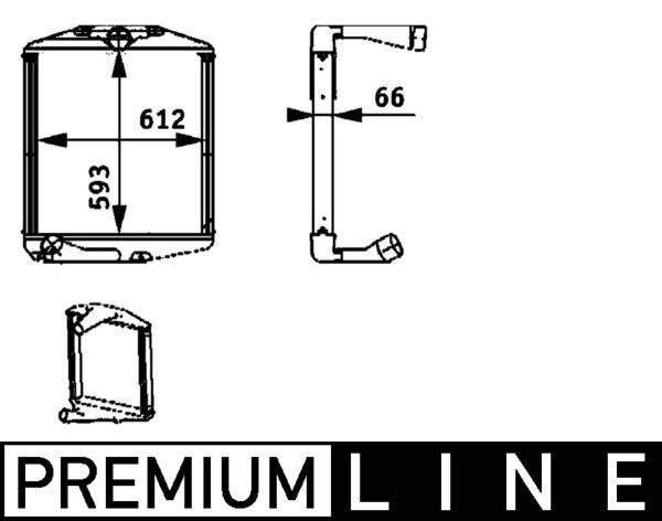 Mahle CI126000P - Charge Air Cooler