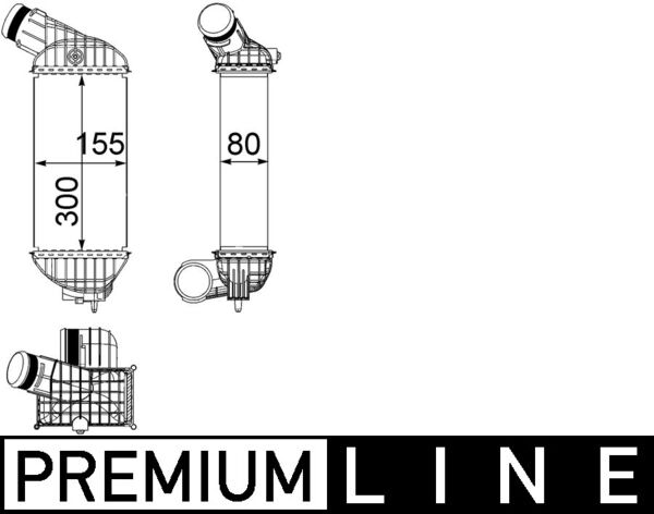 Mahle CI211000P - Charge Air Cooler
