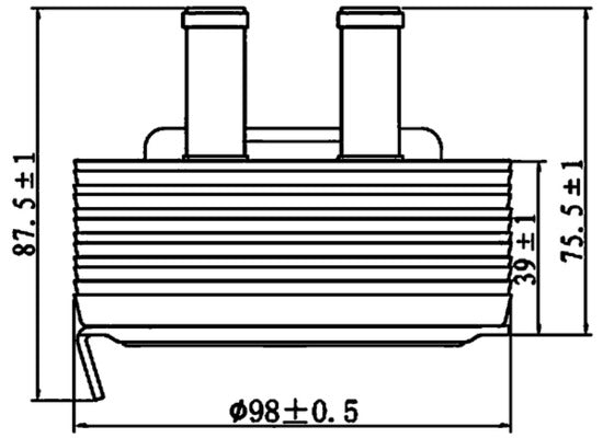 Mahle CLC197000S - Oil Cooler, engine oil