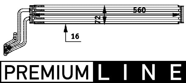 Mahle CLC48000P - Oil Cooler, steering