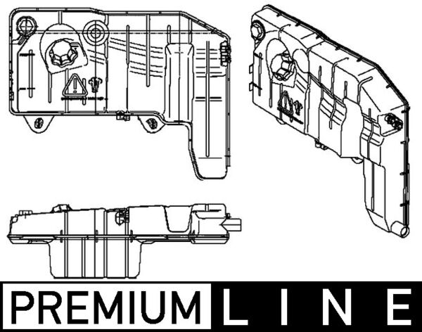 Mahle CRT77000P - Expansion Tank, coolant