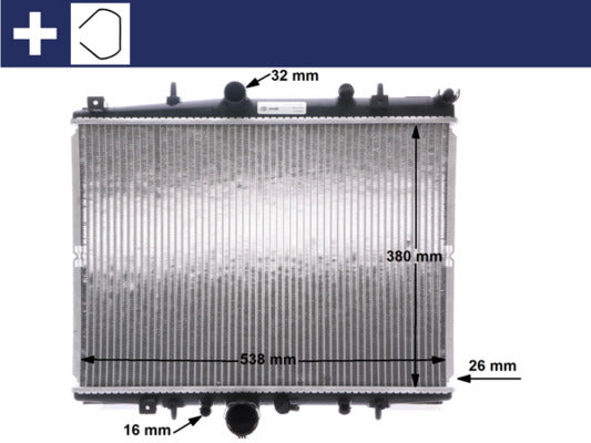 Mahle CR1433000S - Radiator, engine cooling