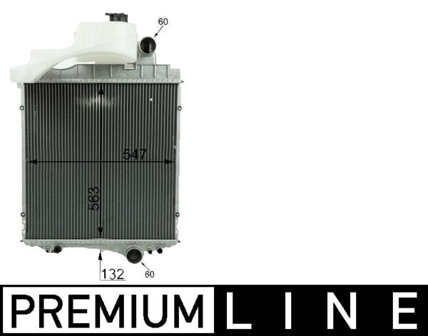 Mahle CR1730000P - Radiator, engine cooling