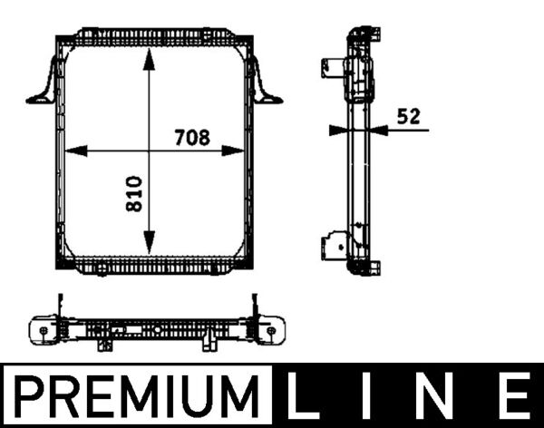 Mahle CR708000P - Radiator, engine cooling