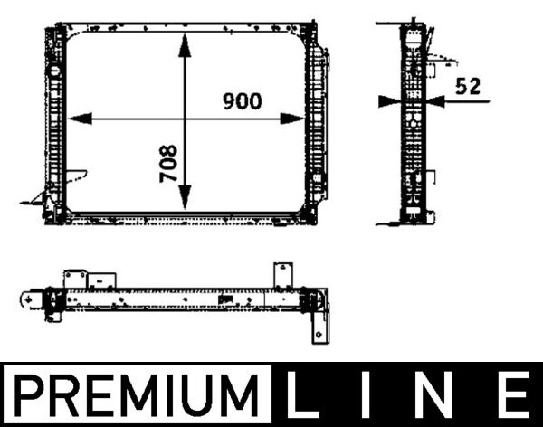 Mahle CR732000P - Radiator, engine cooling