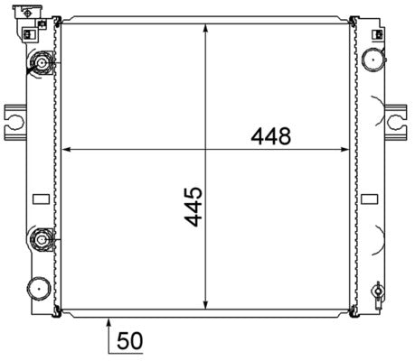 Mahle CR869000S - Radiator, engine cooling