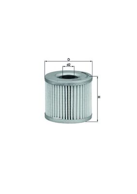 Mahle OX411 - Oil Filter