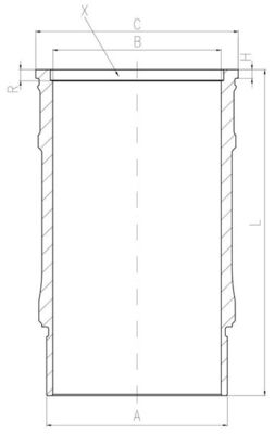 Mahle 001LW00143001 - Cylinder Liner