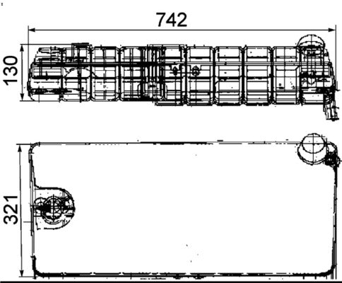 Mahle CRT41000S - Expansion Tank, coolant
