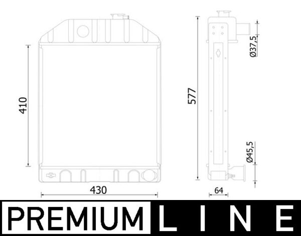 Mahle CR2413000P - Radiator, engine cooling