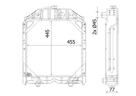 Mahle CR2280000S - Radiator, engine cooling