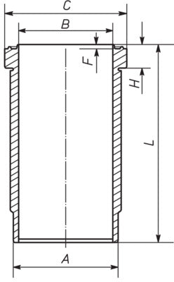 Mahle 037WN3601 - Cylinder Liner
