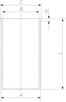 Mahle 004WV1300 - Cylinder Liner