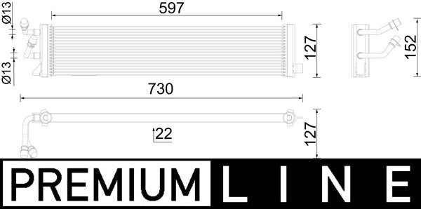 Mahle CLC292000P - Oil Cooler, automatic transmission