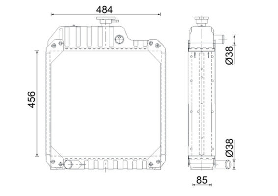Mahle CR2629000S - Radiator, engine cooling