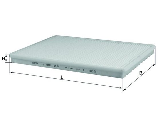 Mahle LA50/1 - Filter, cabin air