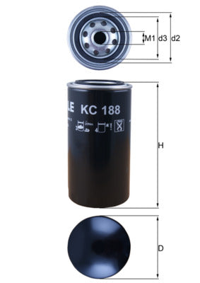 Mahle KC188 - Fuel Filter