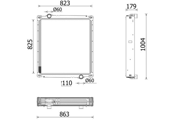 Mahle CR2667000P - Radiator, engine cooling
