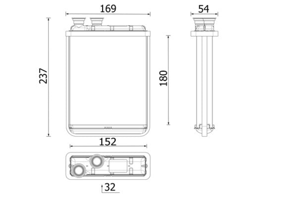 Mahle AH299000P - Heat Exchanger, interior heating