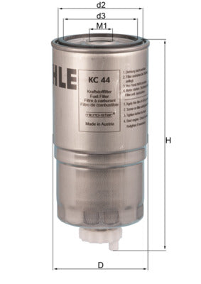 Mahle KC44 - Fuel Filter