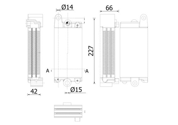Mahle CLC315000S - Oil Cooler, engine oil