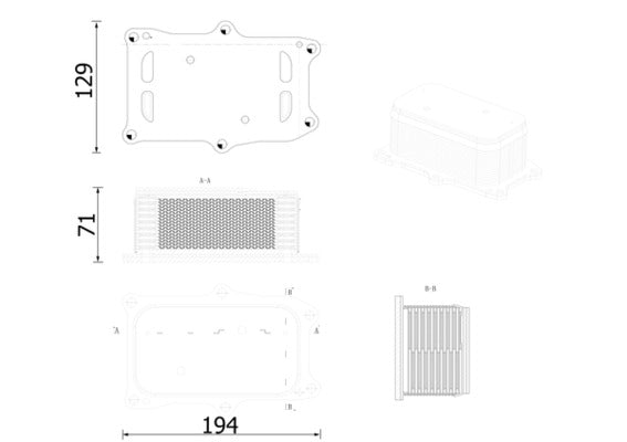 Mahle CLC317000S - Oil Cooler, engine oil