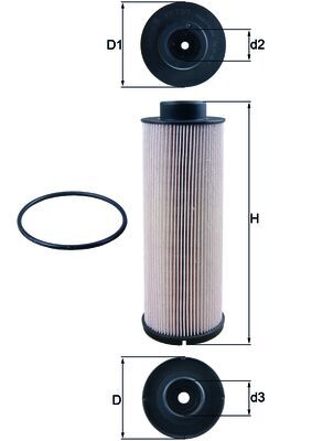 Mahle KX73/1D - Fuel Filter