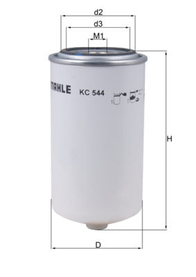 Mahle KC544 - Fuel Filter
