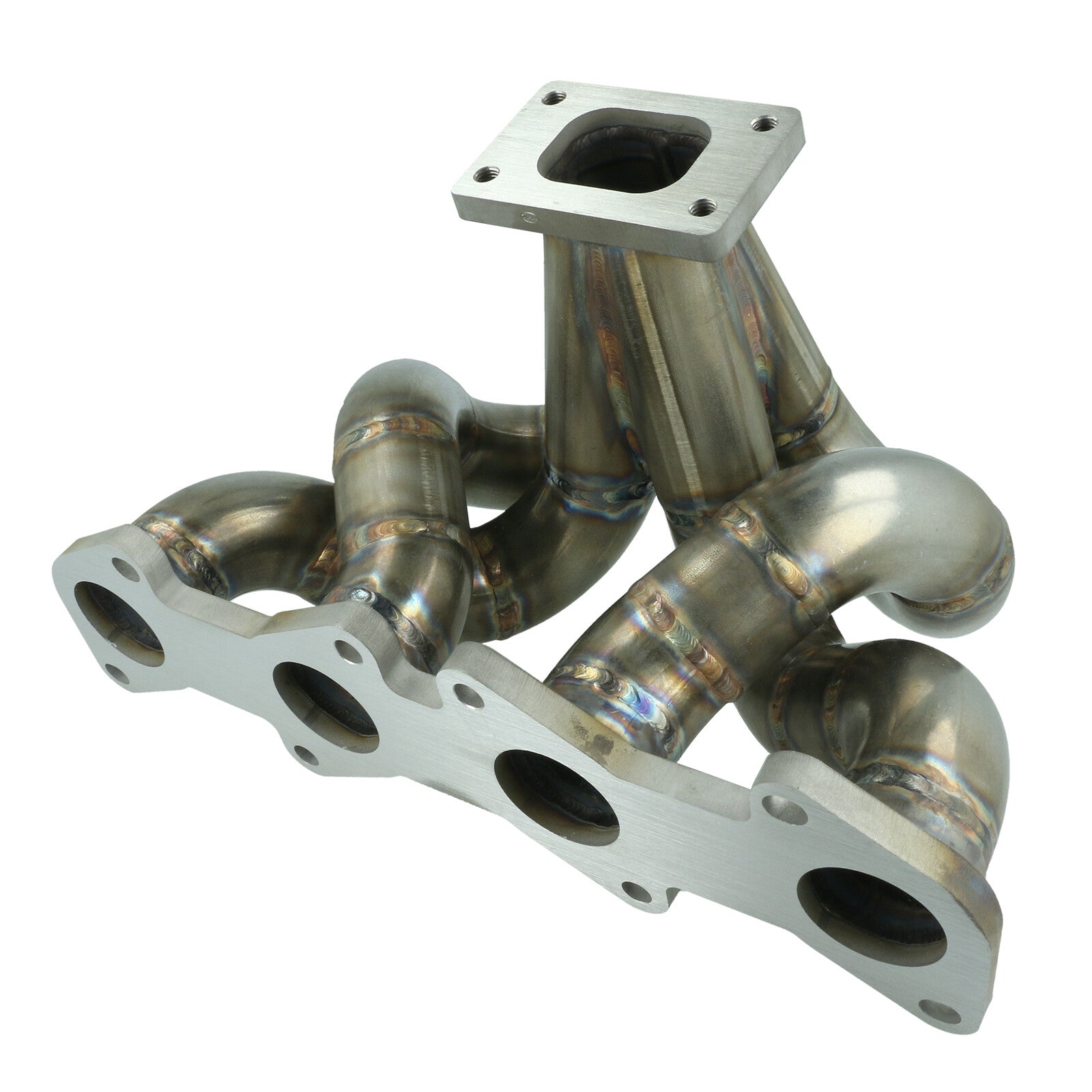 Turbozentrum 428476 Tube Exhaust Manifold VAG 1,8l - 2,0l 16V Pulse Charging T25 / T28-flange no WG - Stainless Steel