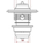Turbozentrum 249107 Turbolader SPA522R mit T3 Flansch und 0,70AR
