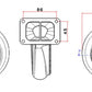 Turbozentrum 249037 Turbolader Turbinengehause fur GT35 A/R 1.06