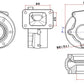 Turbozentrum 249029 Turbolader Turbinengehause fur GT35 A/R .48