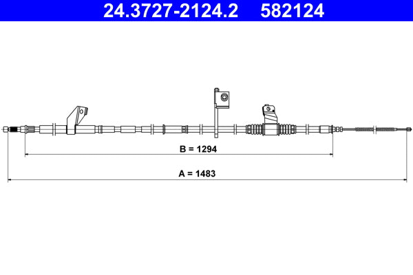 BOSCH 1987482146 Parking Brake Cable Pull