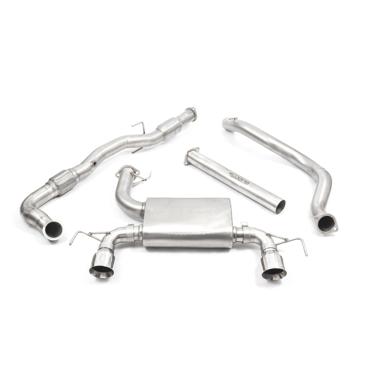 Cobra Exhaust Vauxhall Corsa D VXR Nurburgring (07-09) Turbo Back Performance Exhaust