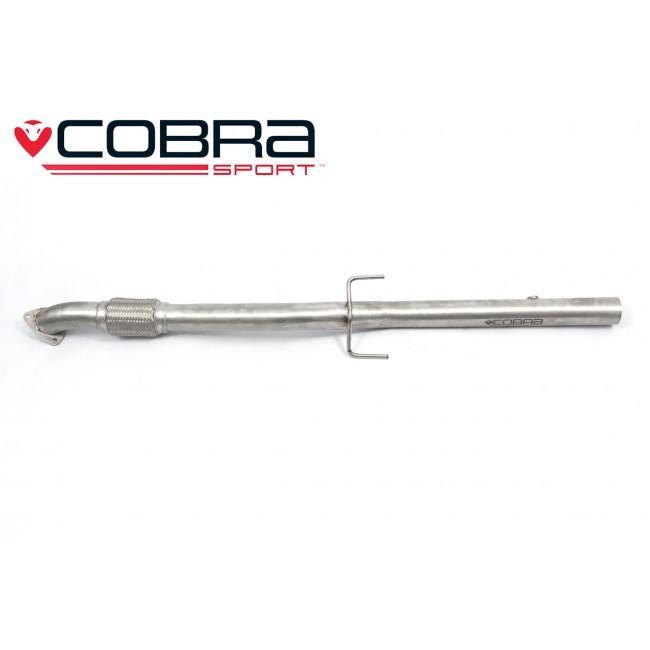 Cobra Exhaust Vauxhall Corsa D 1.6 SRI (07-09) Secondary Sports Cat / De-Cat Front Pipe Performance Exhaust