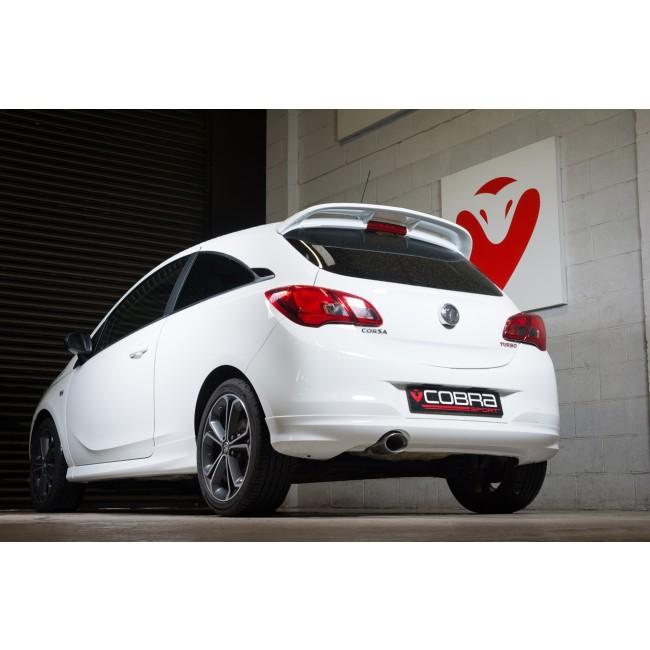 Cobra Exhaust Vauxhall Corsa E 1.4 Turbo (15-19) Venom Box Delete Rear Performance Exhaust