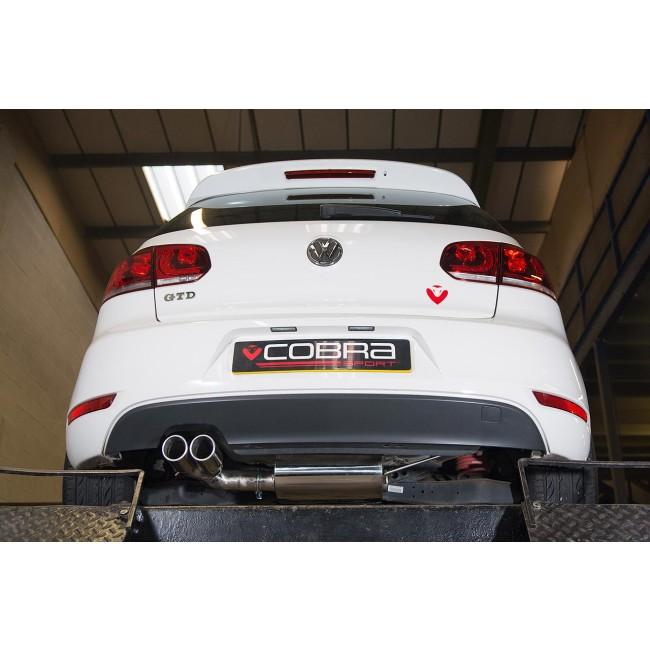 Cobra Exhaust VW Golf GTD (Mk6) 2.0 TDI (5K) (09-13) Cat Back Performance Exhaust