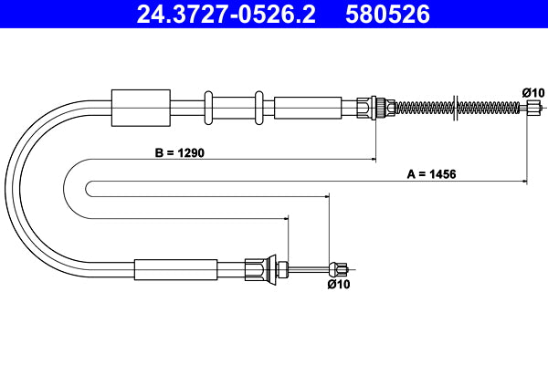 BOSCH 1987482033 Parking Brake Cable Pull