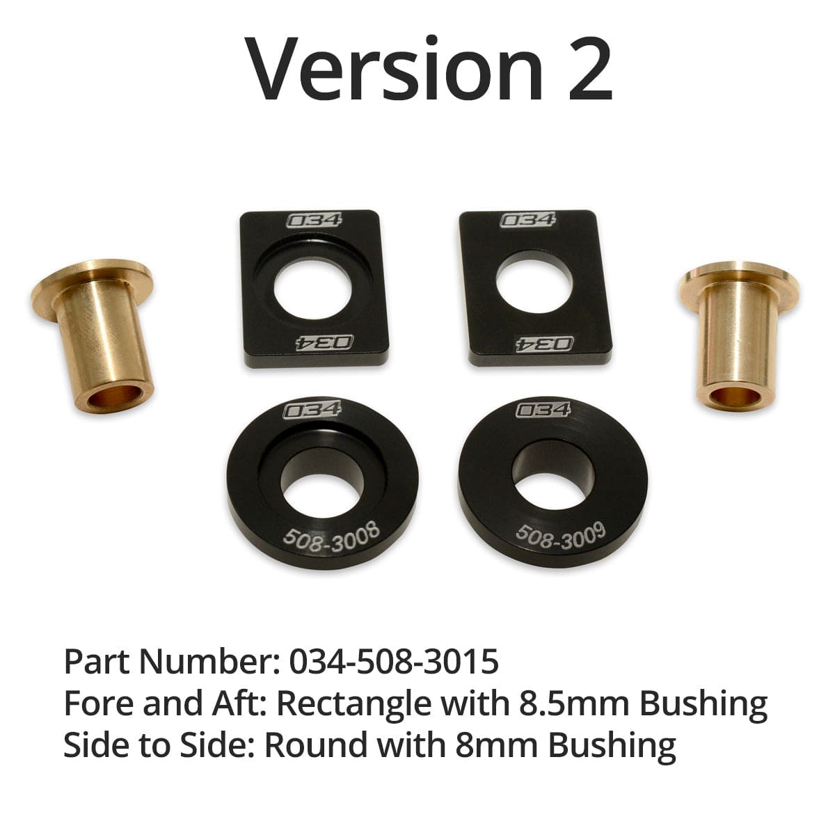 034Motorsport Solid Shifter Bushing Kits