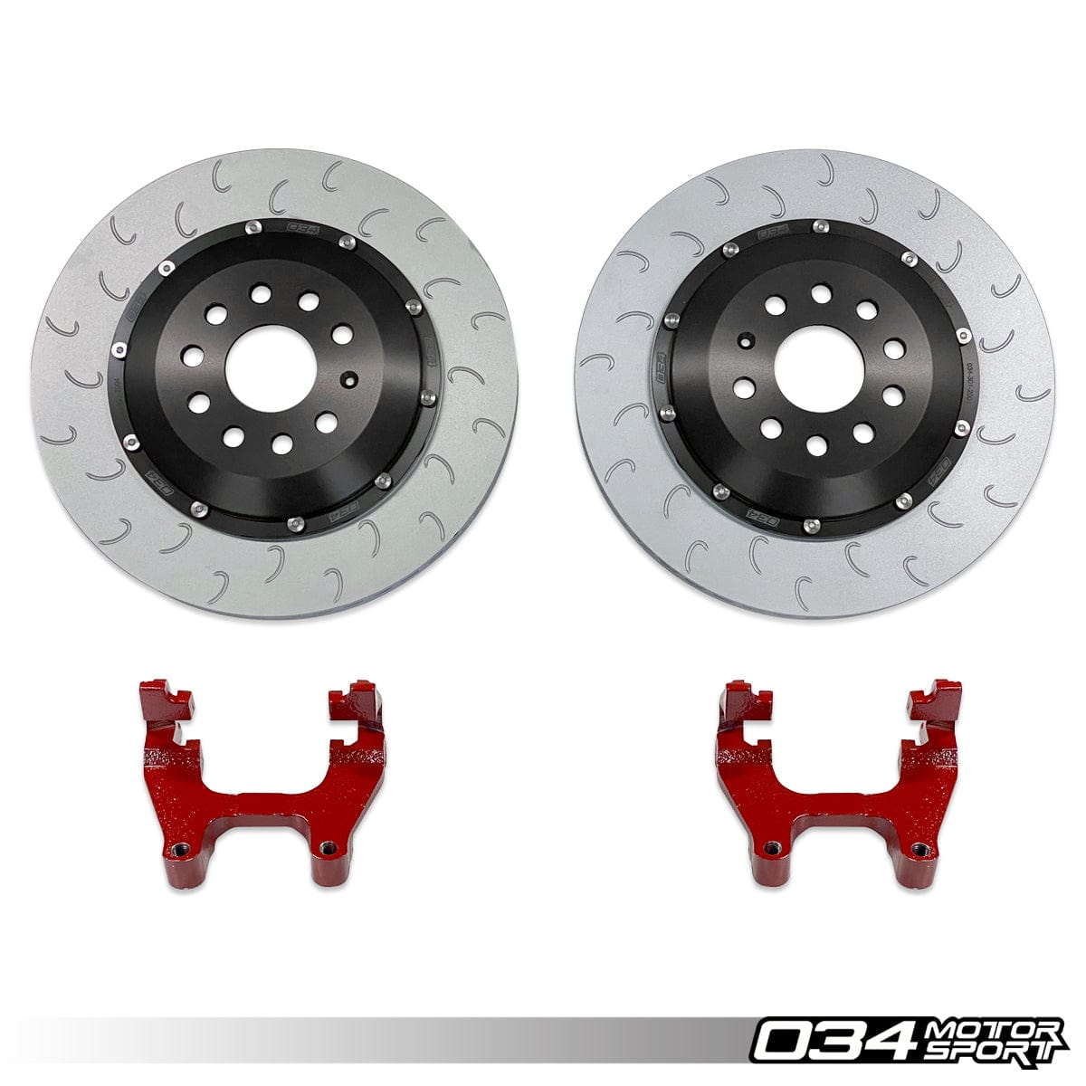 034Motorsport Audi VW MQB 350mm Floating Rear Brake Rotors (Inc. MK7 Golf GTI, MK7 Golf R, 8S TT & 8V S3)