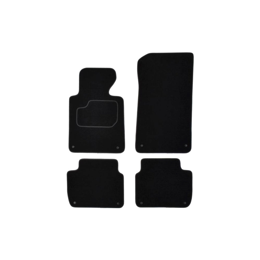 MAMMOOTH A041 BM65 PRM 01 Floor mat set for BMW 3 Saloon (E46) Textile, Front and Rear, Quantity: 4, Black
